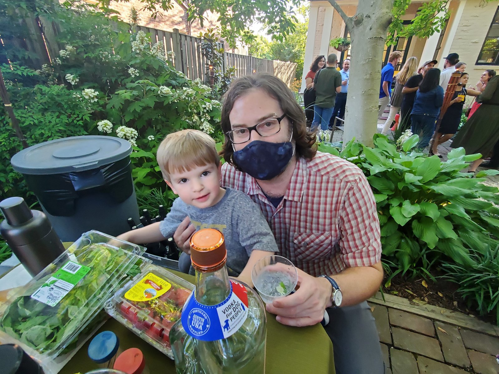 John with son, John Henry