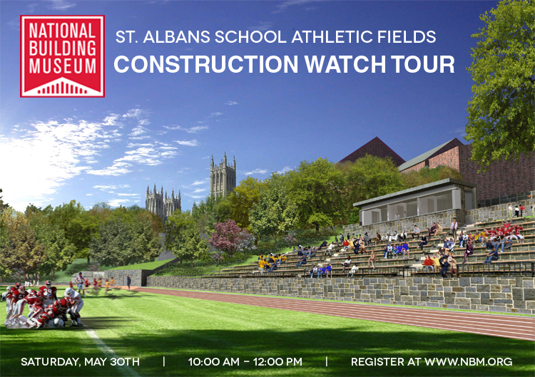 Join us for a Construction Watch Tour of St. Albans Athletic Fields Bonstra Haresign Architects